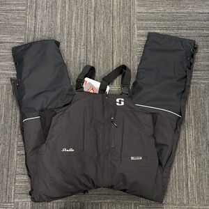 Women's Striker ICE Stella Bibs w/Sureflote (Black) - Size 4XL